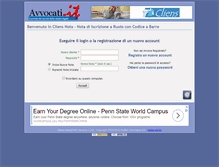 Tablet Screenshot of cliensnota.avvocati.it